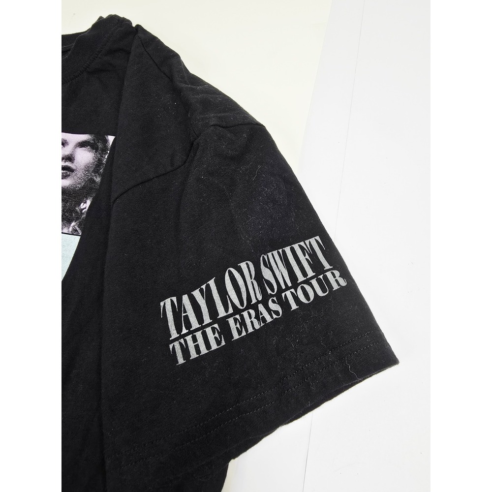 Taylor Swift The Eras Tour Shirt Mens Medium Black Concert Graphic Tee Pop Music - Picture 2 of 6